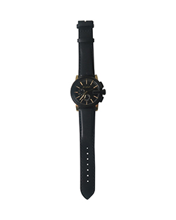 Gucci G Chrono YA101203 Watch,Leather,Black/Gold,17279231